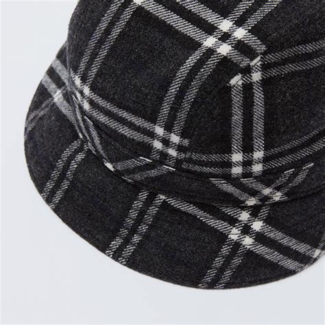 gosha x burberry check flannel bucket hat|Gosha Rubchinskiy x Burberry Fall/Winter 2018.